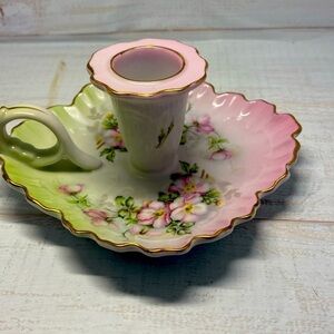 COPY - Hand painted Nippon (made in Japan) candle stick holder